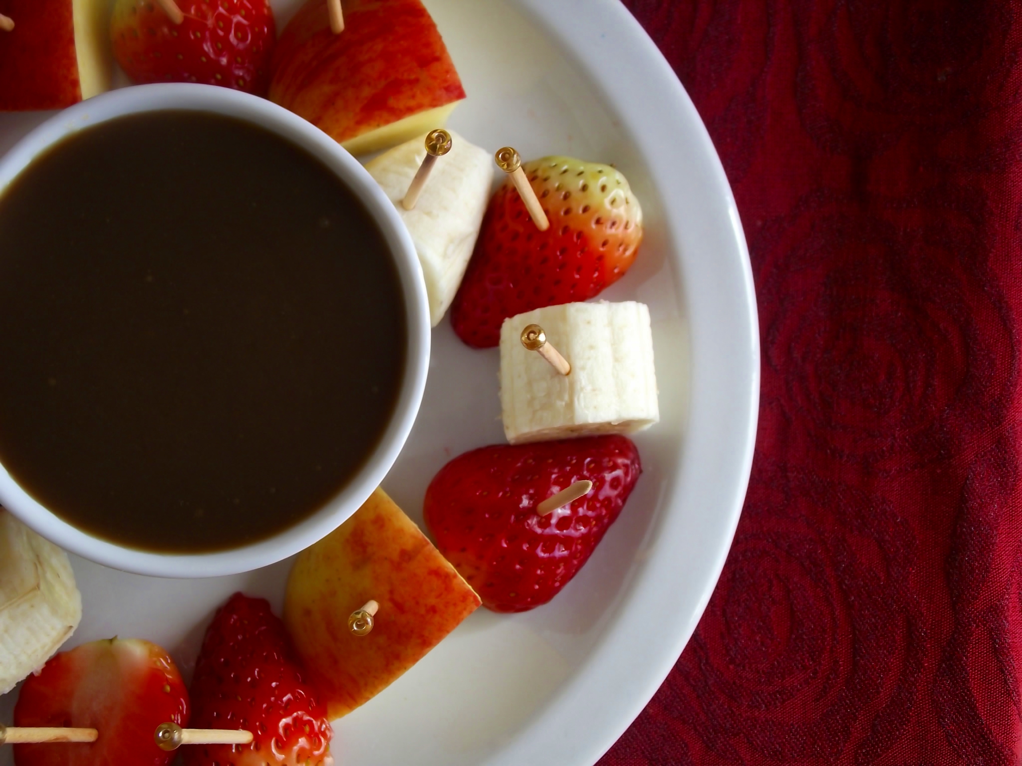 Fondue de frutas Pitadinha