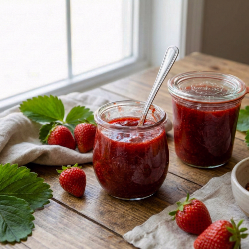 geleia de morango simples