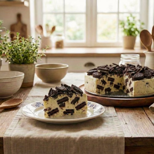 bolo de sorvete com oreo