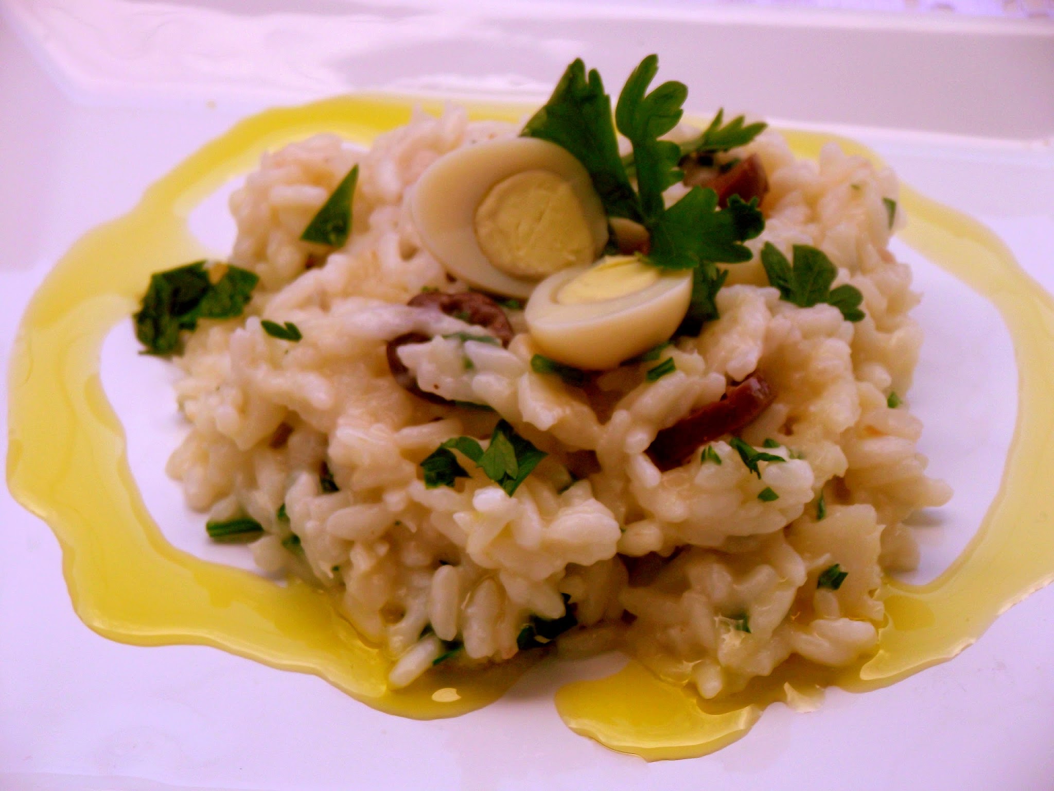 Risoto de bacalhau
