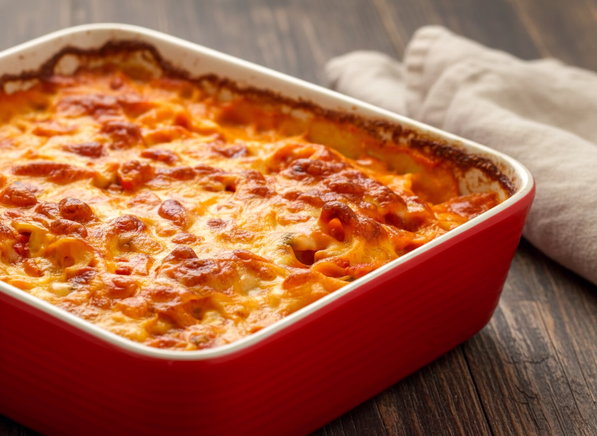 macarrão ninho gratinado