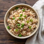 arroz com carne moida simples