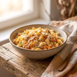 arroz integral reformado com atum