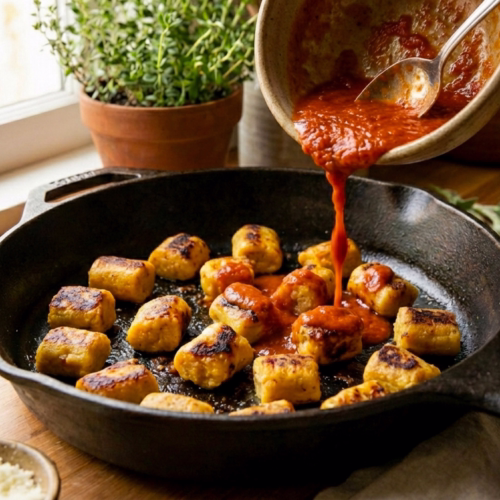 nhoque caseiro de batata doce