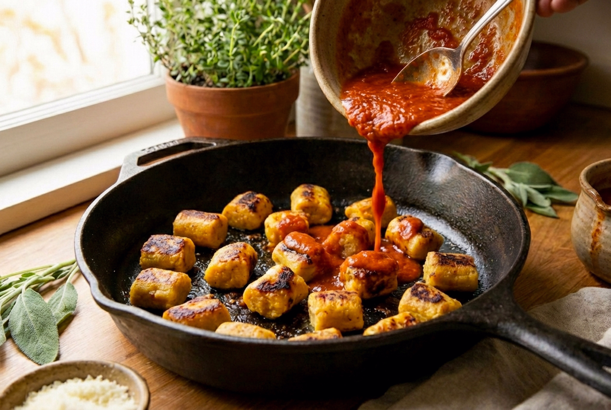 nhoque caseiro de batata doce