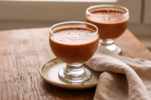 Mousse de chocolate simples