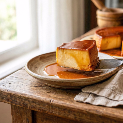 pudim de leite feito na pressão