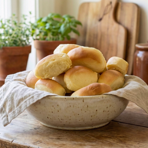 bisnaguinhas caseiras de leite em pó
