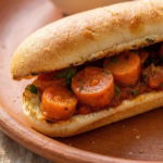 cachorro quente saudavel de cenoura - cachorro quente vegano
