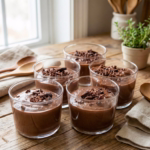 mousse vegana de chocolate e abacate